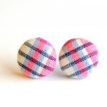 Blue, Pink and White Plaid ..
