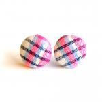 Blue, Pink and White Plaid ..