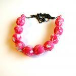 Pretty in Pink Fabric Beade..