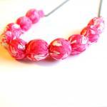 Pretty in Pink Fabric Beade..