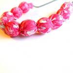 Pretty in Pink Fabric Beade..